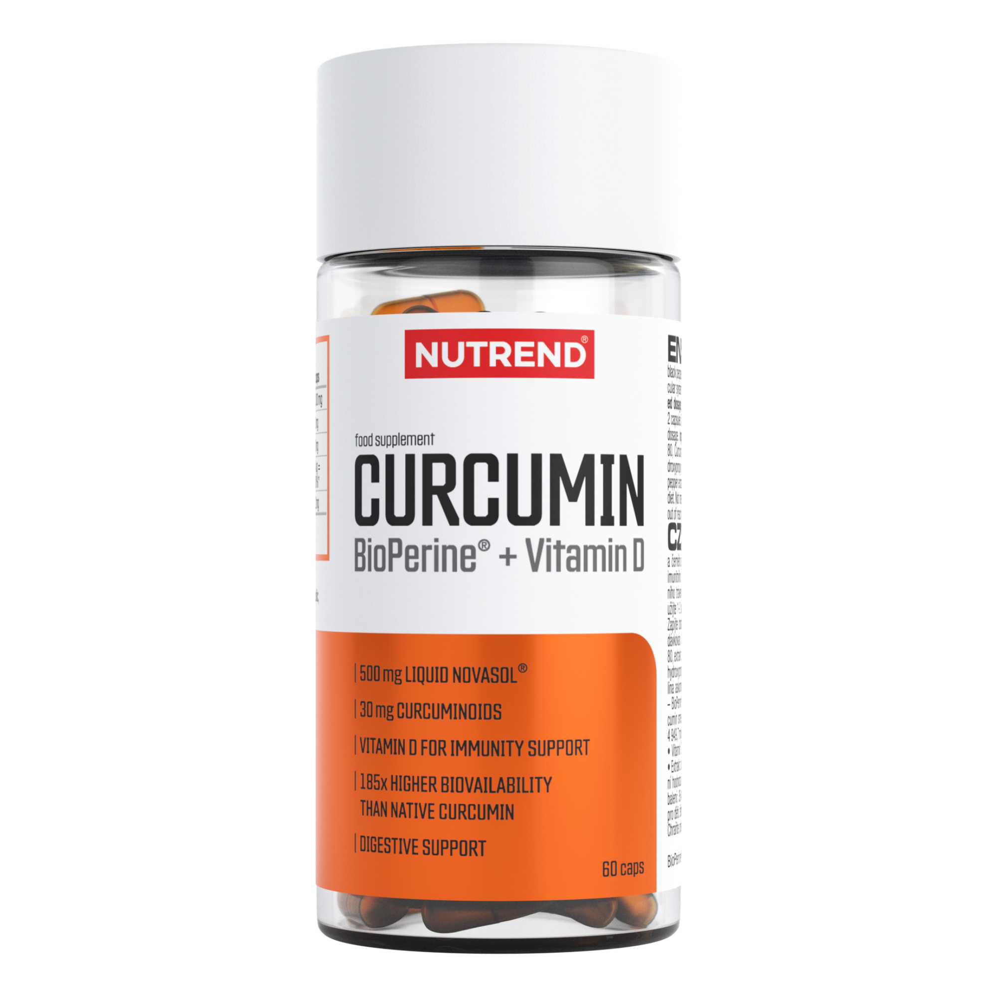 Curcumin + bioperine + vitamin d 60 caps