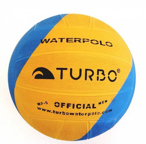 Мяч для водного поло  5 wp turbo ball man 5 98160 0108-yellow/red