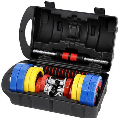Skc20 dumbbell set-barbell in suitcase 2x10kg