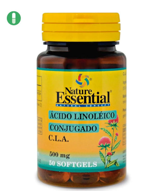 Cla. conjugated linoleic acid. 500 mg. 50 softgels.