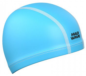 Шапочка для плавания с полиуретановым покрытием, комфорт