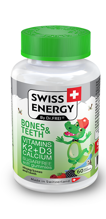 Swiss energy bones & teeth, jeleuri gumate, n60