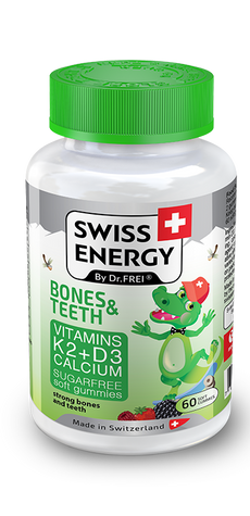 Swiss energy bones & teeth, jeleuri gumate, n60