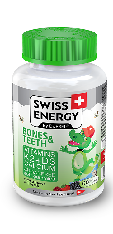 Swiss energy bones &amp; teeth, jeleuri gumate, n60