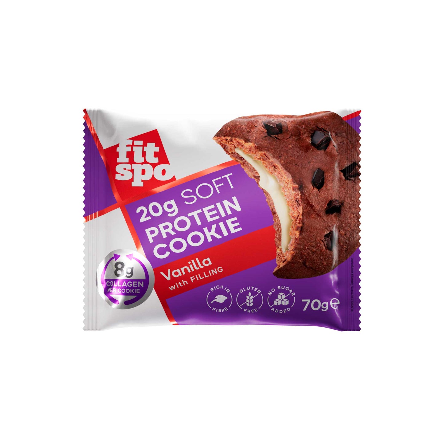 Protein cookie FitSpo 20g protein, 70 g