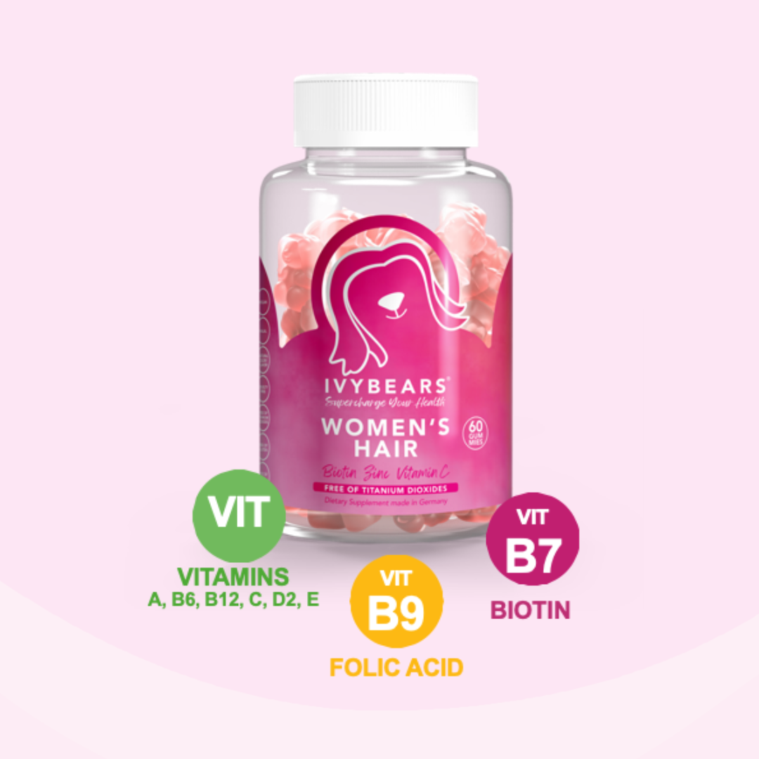 Set de vitamine IVYBEARS: BOOST IMMUNE + VIBRANT SKIN + WOMEN'S HAIR