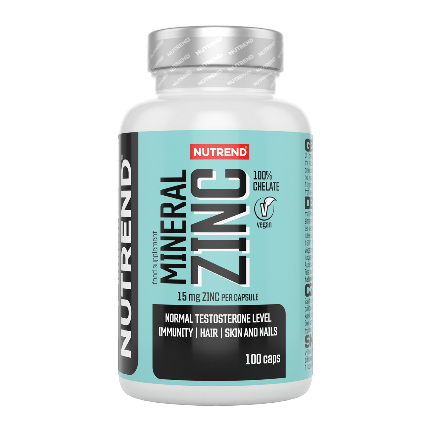 Nt mineral zinc 100% chelate 100 capsule