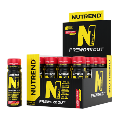 Energizant pre-antrenament n1 shot, 60 ml