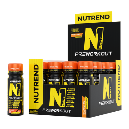 Energizant pre-antrenament n1 shot, 60 ml