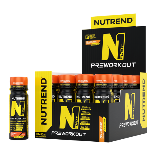 Energizant pre-antrenament n1 shot, 60 ml