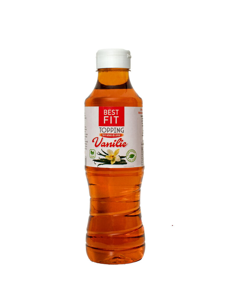 Topping cu aroma de Caramele Best Fit fara adaos de zahar, cu indulcitor 980 gr