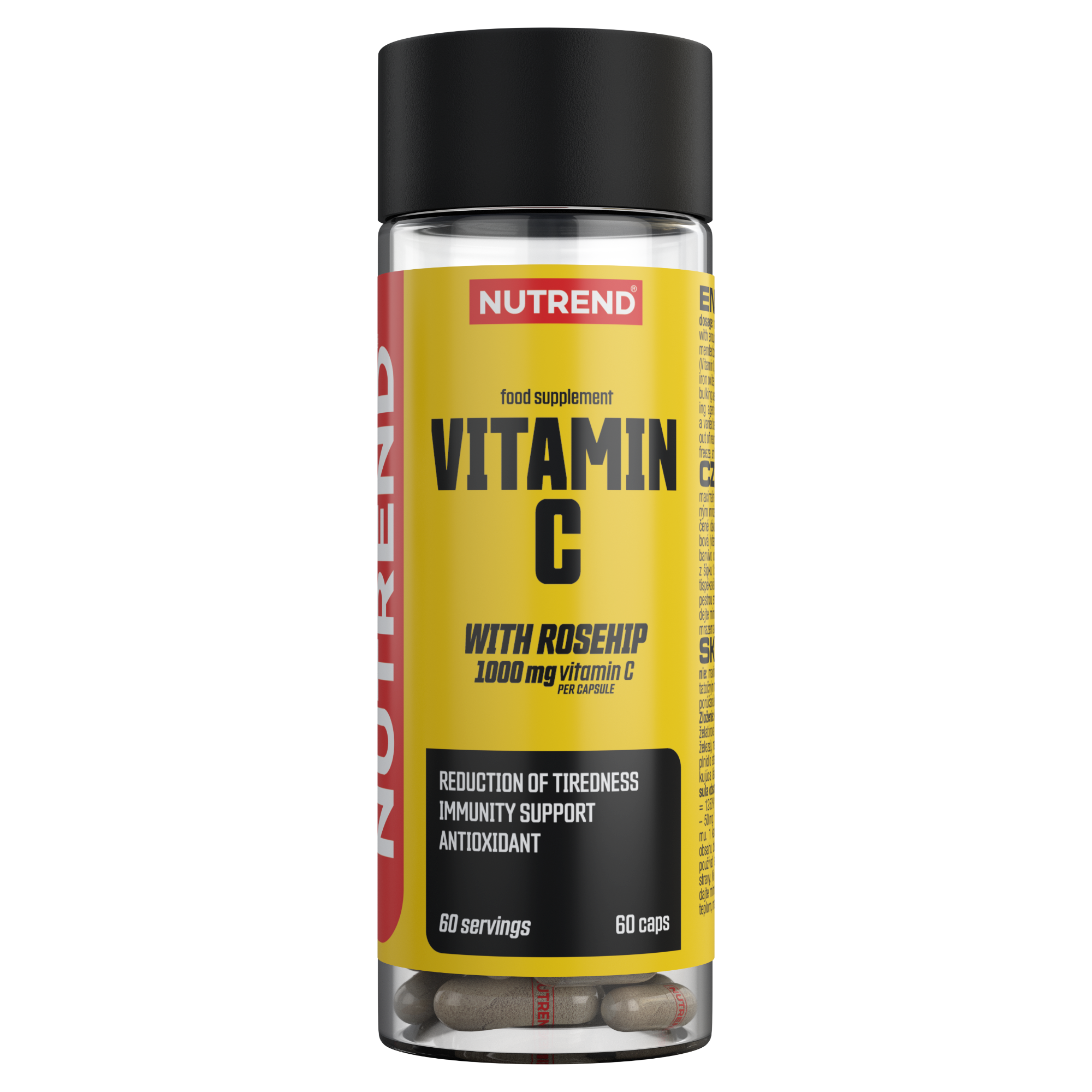 VITAMIN C with rosehips, 60 caps